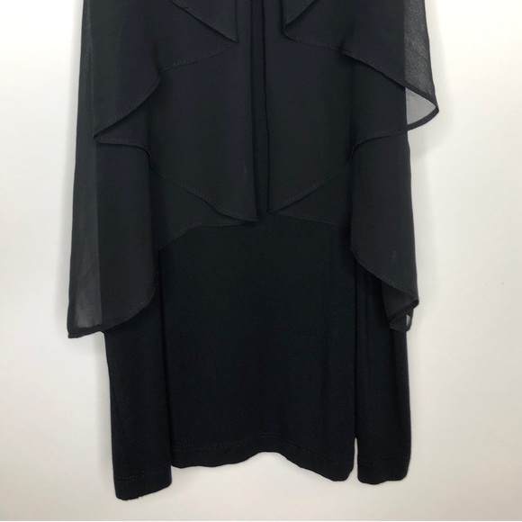 Cable and Gauge Sleeveless Mock Turtleneck Black - Picture 5 of 8